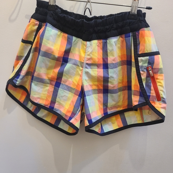Lululemon Seawheeze 2013 Entry Speed Short - Plaid - Size S - Picture 8 of 14